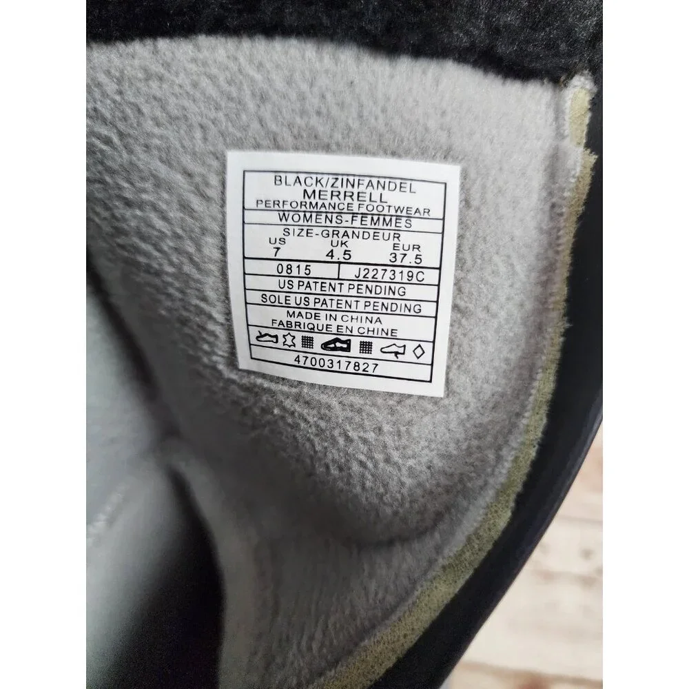 Merrell Jovilee Alp Women's Size 7 Waterproof Black Faux Fur Boots J227319C